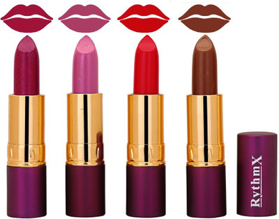 

Rythmx in Four Different Color Lipstick Combo 5116(Multicolor)