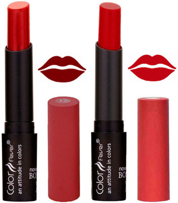 

Color Fever Maroon Creamy Matte Lipstick-17-18(Maroon, Red, 7 g)