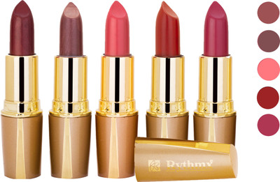 

Rythmx Creamy Matte Lipstick 2207201604 Light Red, Neon Pink, Brown, Light Brown, Pink Lipstick(Brown, Purple, Maroon, Red, 20 g)