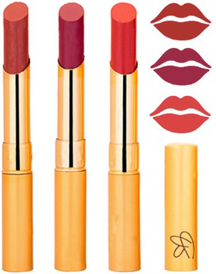

Rythmx Super Slim Multicolor Matte Lipstick Combo 343(Multicolor,)