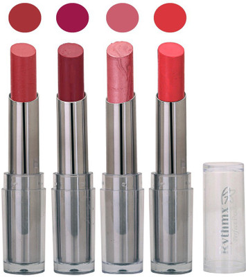 

Rythmx Lipstick in Mauve,Deep Plum,Shimmer,Pink Pack of 4(Multicolor)