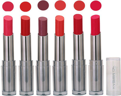 

Rythmx Color Show Creamy Matte Lipstick (Pack of 6) 519(Shade-102)