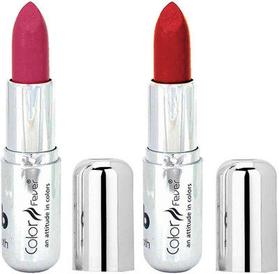 

Color Fever Creamy Matte Brick Red Lipstick 24201660(Wine Purple, Brick Red, 8.4 g)