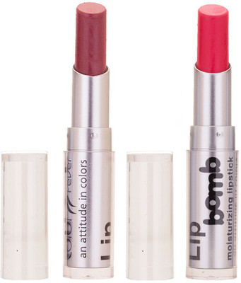 

Color Fever Creamy Matte Limited Offer77160239Mauve, Pink Lipstick Set(Mauve, Pink, 6.4 g)