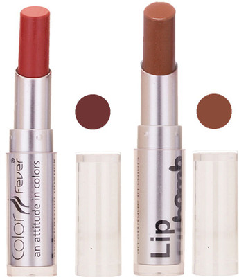 

Color Fever Hot Creamy Matte Girls Lipstick 208(Peach, Coffee, 6.4 g)