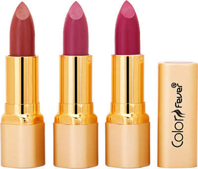 

Color Fever Non Transfer 9 to 5 Matte Lipstick 10(Multicolor,, 12.6 g)