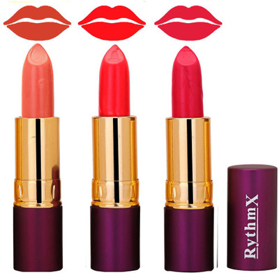 

Rythmx Rich creme Lipstick In Peach,Birght Red,Pink Shades 573(Peach)