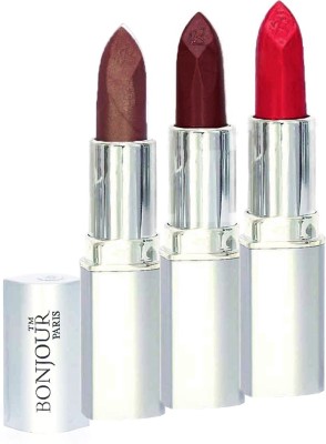 

Bonjour Professional 0248 Coffee Maroon Neon Pink Lipstick(Maroon, Coffee, Neon Pink, 11.4 g)