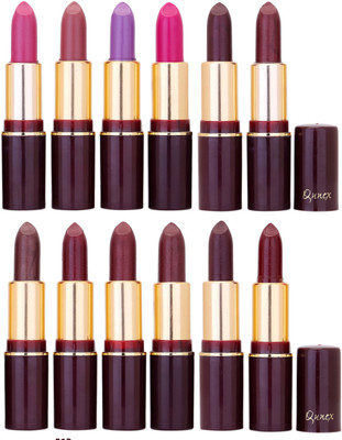 

Qunex Rich Colour Lipstick Wholesale Combo 1105201620(Multicolor,, 48 g)