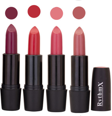 

Rythmx Black Important Lipsticks Combo 64(Multicolor,, 16 g)