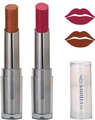 

Rythmx Imported Pure Creamy Matte Shimmer Brown, Shimmer Mauve Mazanta Lipstick(Multicolor,)