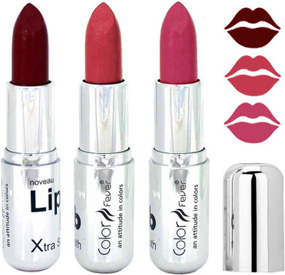 

Color Fever Wine+ Maroon Lipstick Combo 1204201619(Multicolor,, 12.6 g)