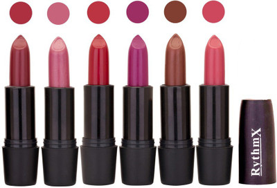 

Rythmx Multi Shade Soft Matte Lipstick (Pack of 6) 980(Shade - 020)