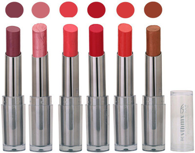 

Rythmx Color Show Creamy Matte Lipstick (Pack of 6) 490(Purple)