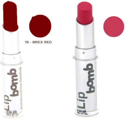 Color Fever CF Bomb Lipstick 19-20(Scarlet, Brick Red, 8 g)