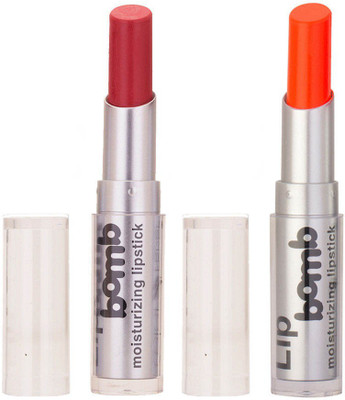 

Color Fever Creamy Matte Limited Offer77160354Purple, Neon Orange Lipstick Set(Brick Orange, Neon, 6.4 g)