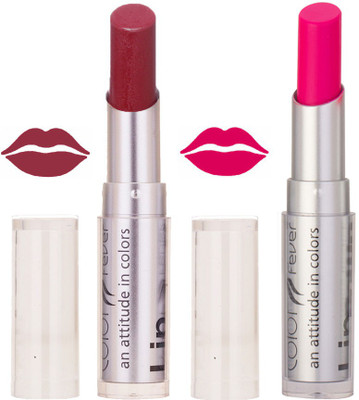 

Color Fever Creamy Matte profissional77160024Maroon,Neon Pink Lipstick(Maroon, Neon Pink)