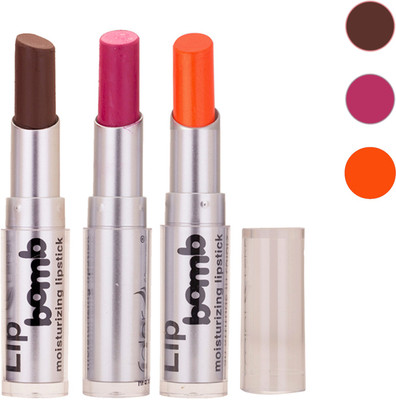 

Color Fever New Delhi Girls Selected Color Lipstick 130(Brown, Purple, Neon Red, 9.6 g)