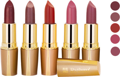 

Rythmx Creamy Matte Lipstick 2207201612 Light Red, Neon Pink, Brown, Light Brown, Pink Lipstick(Brown, Purple, Maroon, Red, 20 g)