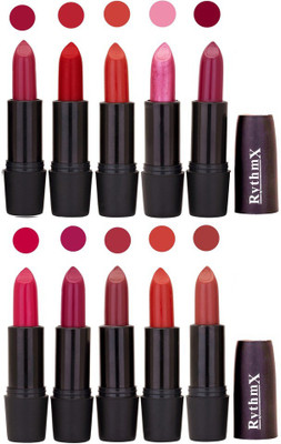 

Rythmx Lipstick Wholesale Rate All Color Combo Set(Shade - 60)
