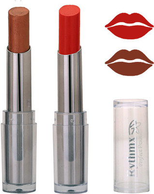 

Rythmx Imported Pure Creamy Matte Shimmer Brown,Redish Lipstick(Multicolor,)