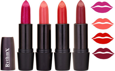 

Rythmx Rich Cream Mazanta,pink,red, Mauve Shades Lipstick(pink,red, Mehroon 16, 16 g)