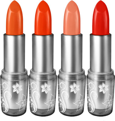 

Organistick Organistick LipstickCombo Pack: Madona Red, Orange Red, Rusty Orange and Nude(Multicolor, 16 g)