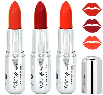 

Color Fever Reddish Orange Color Lipstick 144201624(Multicolor,, 12.6 g)