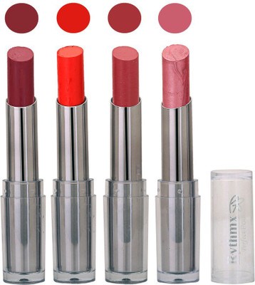 

Rythmx Lipstick in Jamni,Orange,Mauve,Purple Pack of 4(Multicolor)