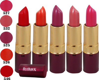 

Rythmx Purple Lipstick Combo 527 532 525 526 546(Multicolor,)