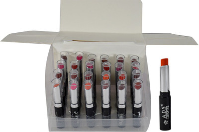 

ADS Multi Colour Glossy Lipstick Pack of 24(GPTGU-B, 3 g)