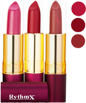 

Rythmx Matte Lipstick Combo 415 421 431(Multicolor,)