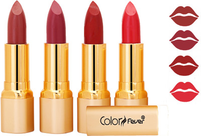 Color Fever Absolute Non Transfer Matte Lipstick 104(Mauve, Mauve, Red, Red)