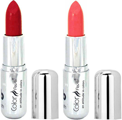

Color Fever Creamy Matte Peach Lipstick 24201639(Brick Red, Peach, 8.4 g)