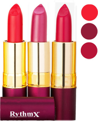 

Rythmx Matte Lipstick Combo 413 431 435(Multicolor,)