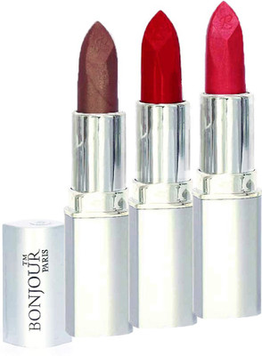 

Bonjour Professional 0349 Coffee Red Pink Lipstick(Red, Coffee, Pink, 11.4 g)