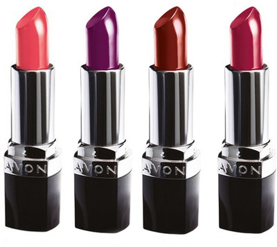 

Avon Ultra Color Lipstick Spf 15 ( set of 4 of 3.8 g each) - Ripe Papaya/ Red 2000/ Oxford Wine/ Deluxe Chocolate(Ripe Papaya, Red 2000, Oxford Wine, Deluxe Chocolate, 15.2 g)