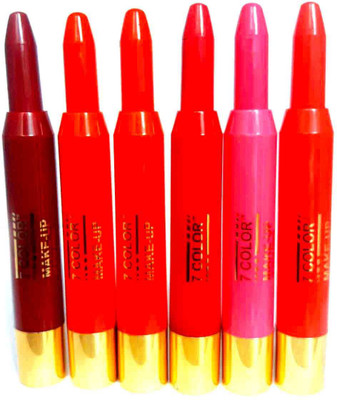 

7 Color Makeup Lipstick Combo MKUG-6(Multicolor)