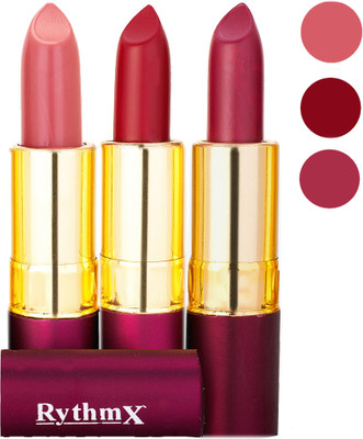 

Rythmx Matte Lipstick Combo 415 416 436(Multicolor,)
