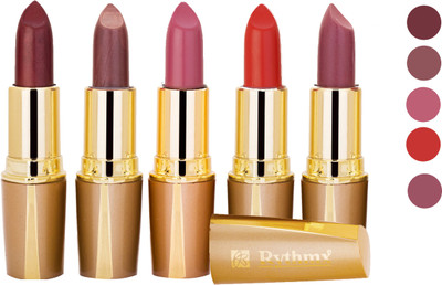

Rythmx Creamy Matte Lipstick 2207201617 Light Red, Neon Pink, Brown, Light Brown, Pink Lipstick(Brown, Purple, Maroon, Red, 20 g)