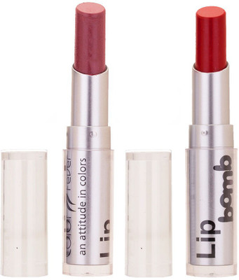

Color Fever Creamy Matte Limited Offer77160237Mauve, Dark Red Lipstick Set(Mauve, Dark Red, 6.4 g)
