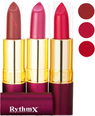 

Rythmx Matte Lipstick Combo 421 431 435(Multicolor,)