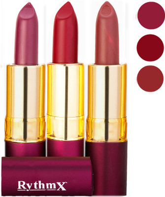 

Rythmx Matte Lipstick Combo 415 421 429(Multicolor,)