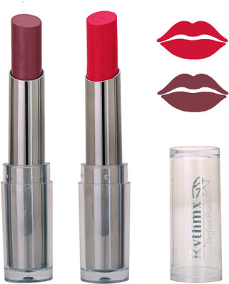 

Rythmx Imported Pure Creamy Matte Light Mauve,Neon Mazanta Pink Lipstick(Multicolor,)