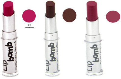 

Color Fever Bomb Matte Lipstick 24-3-16(Valentine, Rosewood, Romance, 12 g)