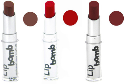

Color Fever Bomb Matte Lipstick 11-21-5(Crimson, Dark Rose, Tan, 12 g)