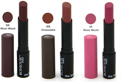 

Bonjour Paris Color Cap Lipstick 10-02-05(Multicolor, 10.2 g)