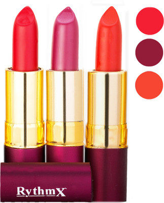 

Rythmx Matte Lipstick Combo 413 431 433(Multicolor,)