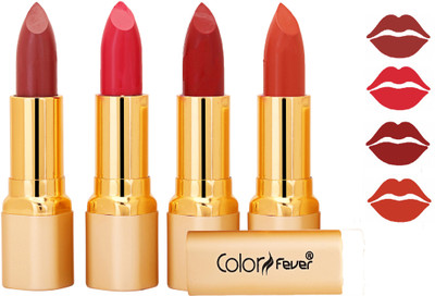 

Color Fever Absolute Non Transfer Matte Lipstick 143(Mauve, Neon, Red, Brick Orange, 16.8 g)