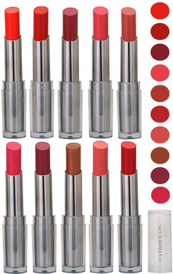 

Rythmx Lipstick All Color Makeup Combo Kit (Pack of 10) 1020(Shade - 60)